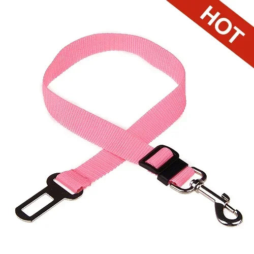 Adjustable Pet Car Safety Seat Belt - Universal Dog & Cat Harness Restraint