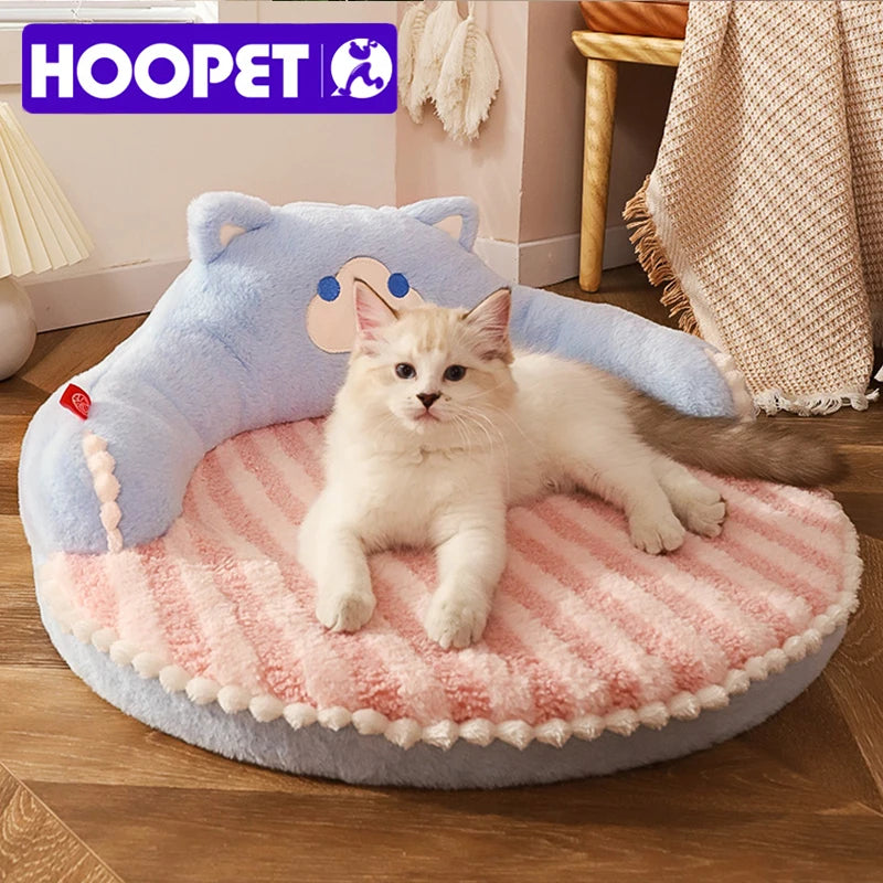 Premium Plush Pet Bed - Cozy Winter Cushion for Cats & Small Dogs