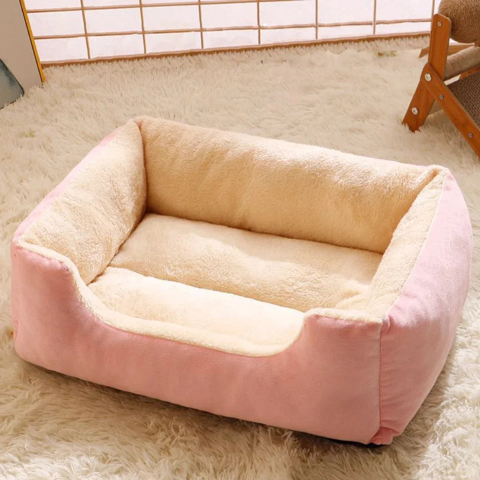 Premium Plush Pet Bed for Cats and Dogs