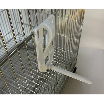 Bird Food Holder Clip - Parrot Fruit & Vegetable Feeder for Cage