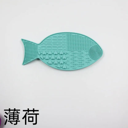 Pet Slow Feeder Mat with Suction Cup - Silicone Lick Mat for Small Dogs & Cats