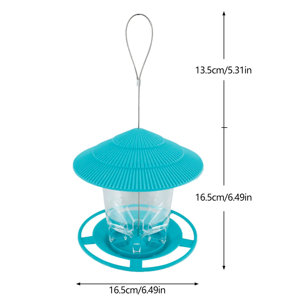 Automatic Foot-Activated Bird Feeder with Multiple Feeding Holes