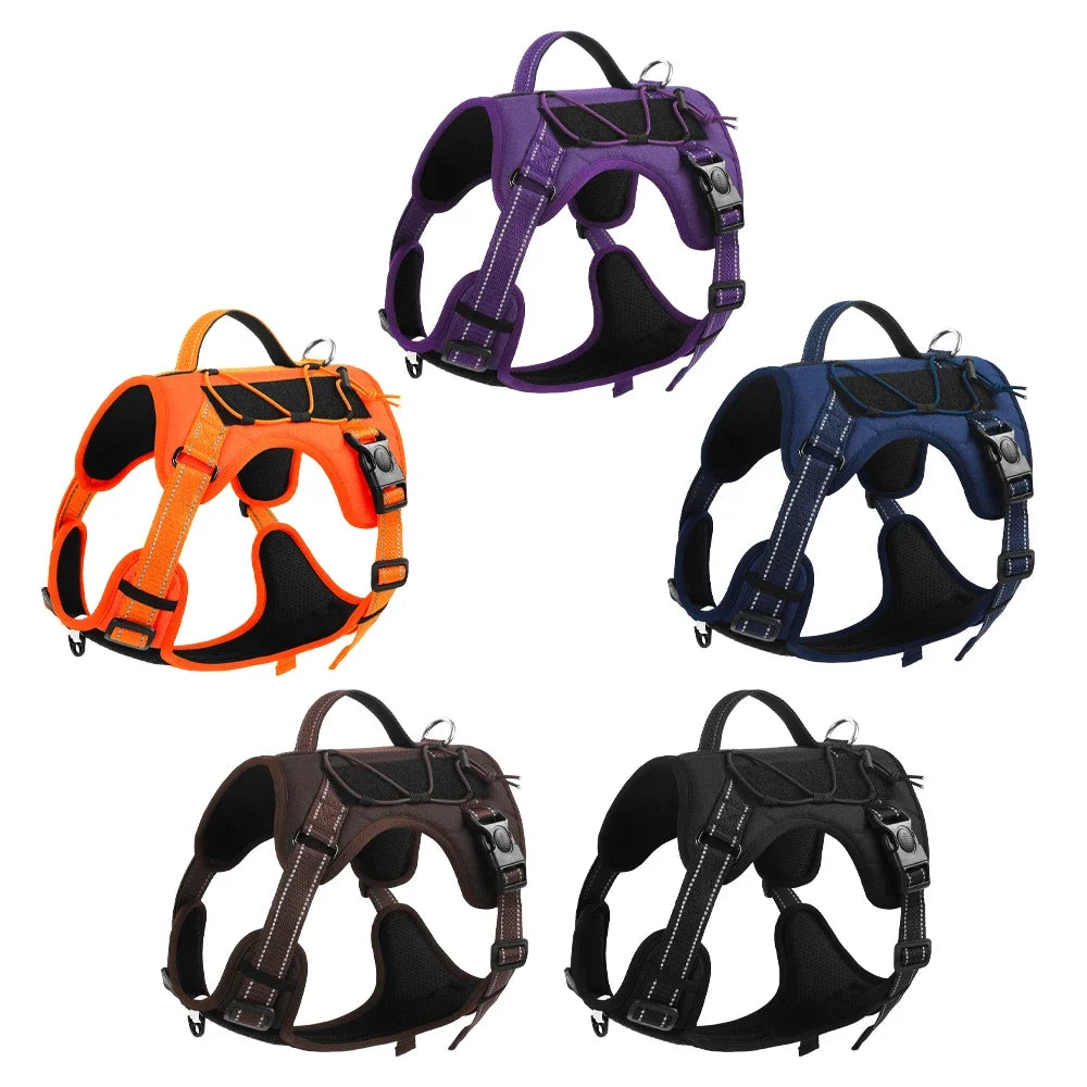 Reflective No-Pull Dog Harness - Adjustable Comfort Control