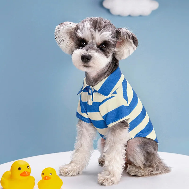 Premium Pet Polo Shirt - Stylish Summer Clothing for Dogs & Cats