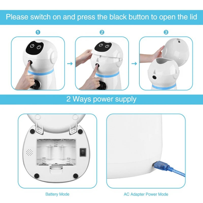 Smart Automatic Pet Feeder 3.5L - WiFi Enabled Food Dispenser for Cats & Dogs